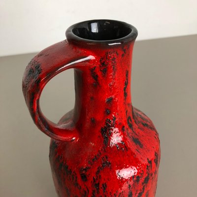 Colorful Pottery Fat Lava Vase from Gräflich Ortenburg, Germany, 1950s-QZ-1134670