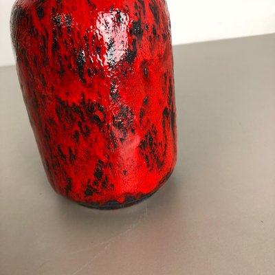 Colorful Pottery Fat Lava Vase from Gräflich Ortenburg, Germany, 1950s-QZ-1134670