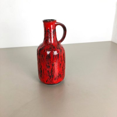 Colorful Pottery Fat Lava Vase from Gräflich Ortenburg, Germany, 1950s-QZ-1134670