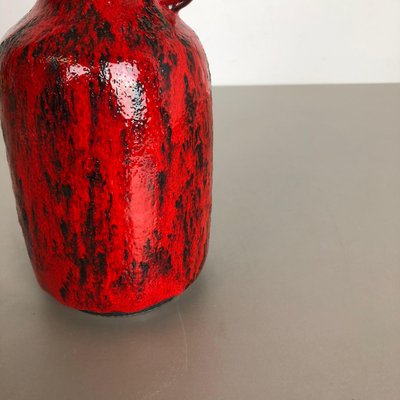 Colorful Pottery Fat Lava Vase from Gräflich Ortenburg, Germany, 1950s-QZ-1134670