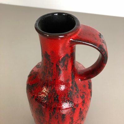 Colorful Pottery Fat Lava Vase from Gräflich Ortenburg, Germany, 1950s-QZ-1134670