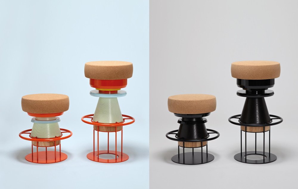 Colorful Tembo Stool by Note Design Studio