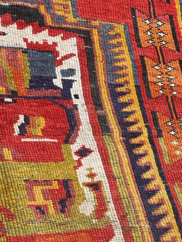 Colourful Kurdish Rug, 1890s