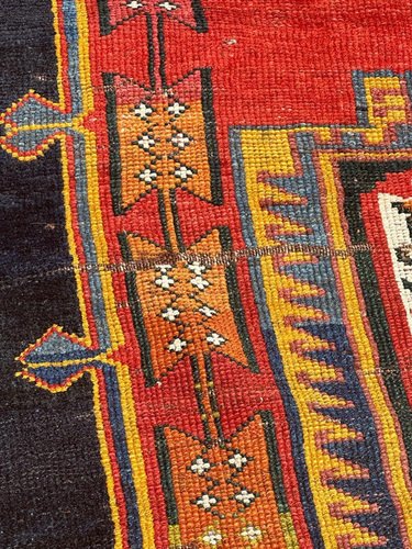 Colourful Kurdish Rug, 1890s