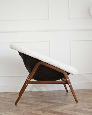 Columbus Lounge Chair attributed to Hartmut Lohmeyer for Ljungs Industrier Ab, 1950s-WZU-2033715