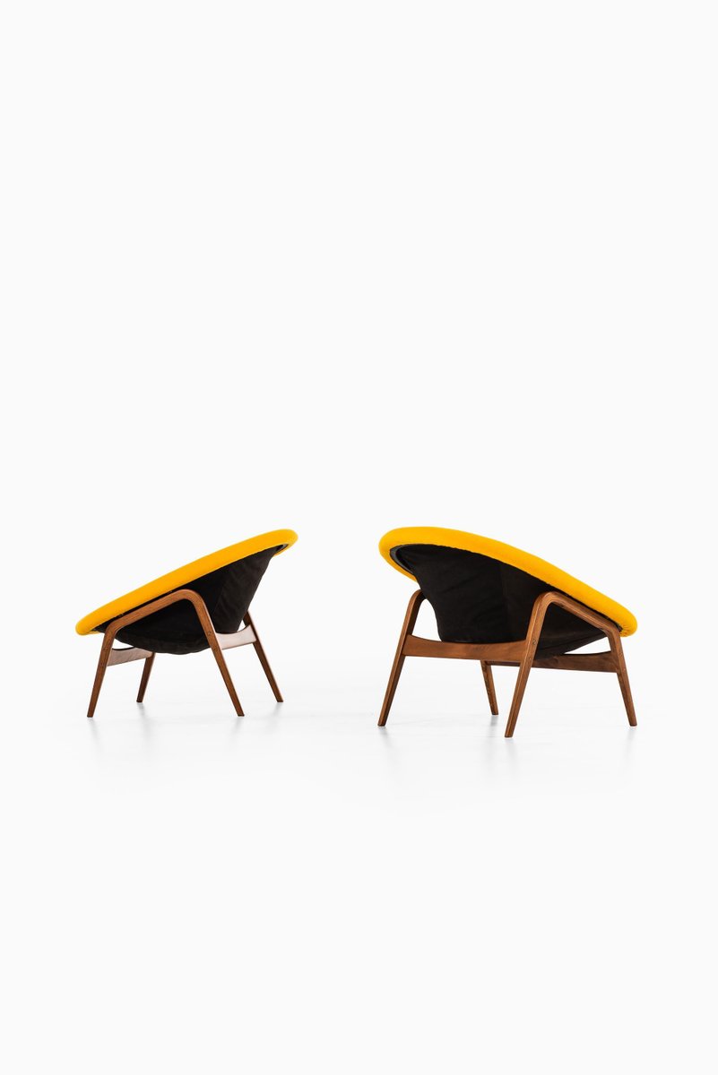 Columbus Lounge Chairs by Hartmut Lohmeyer for Artifort, 1950s, Set of 2