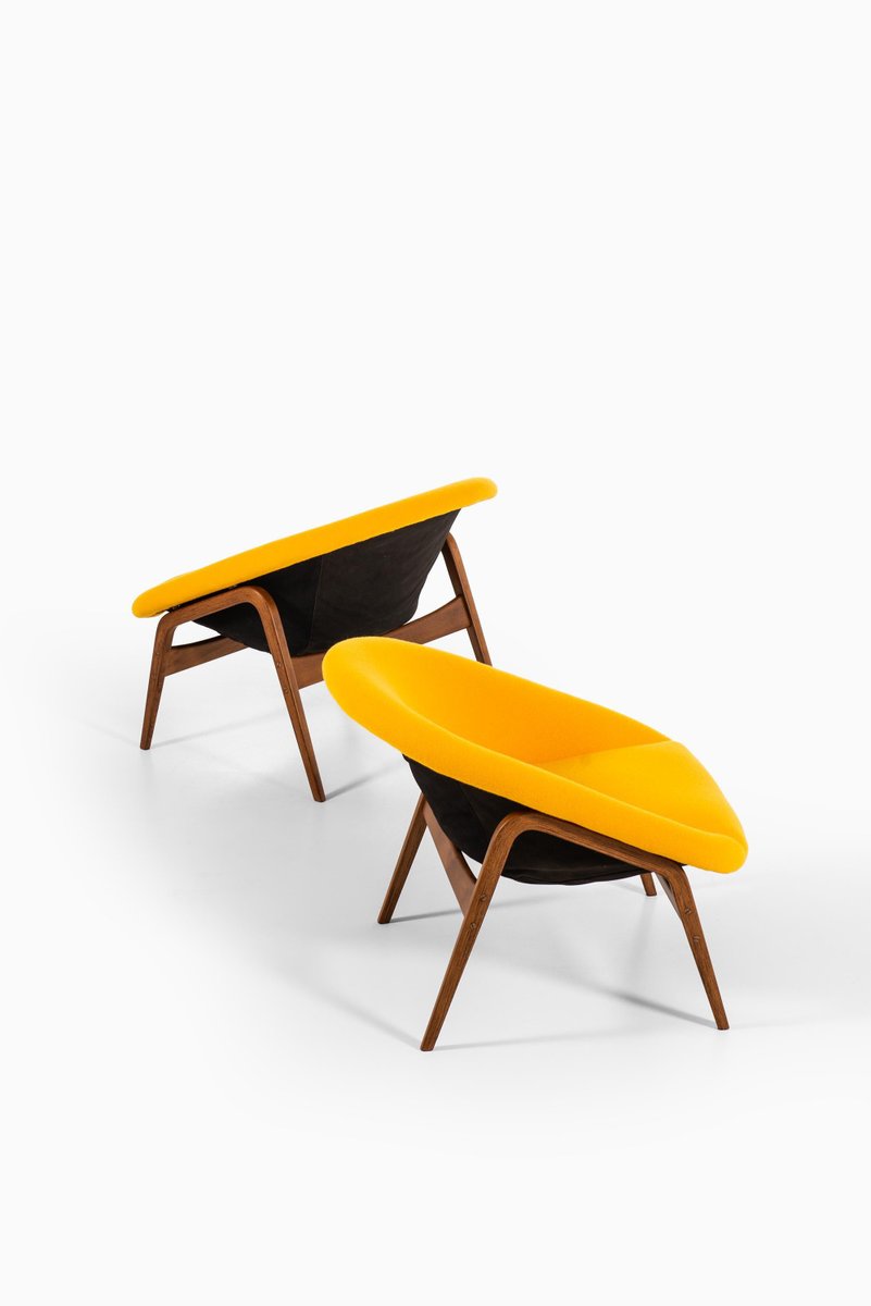 Columbus Lounge Chairs by Hartmut Lohmeyer for Artifort, 1950s, Set of 2-SC-586817