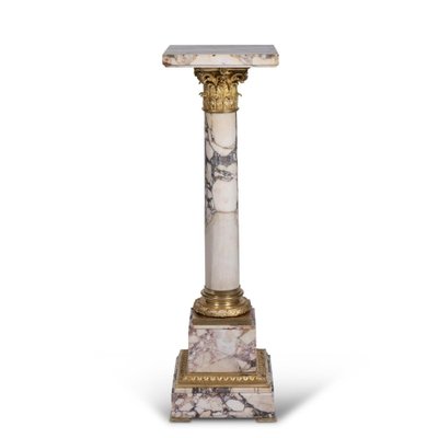 Column in Marble and Gilt Bronze-WFS-1771519