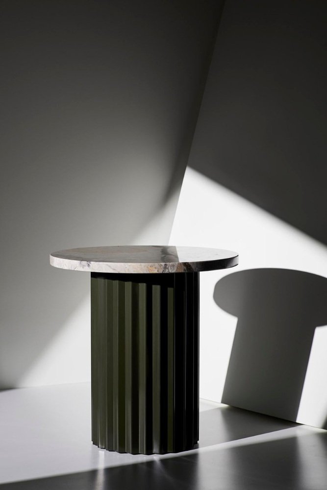 Column Lounge Table with Marble 40 by Lisette Rützou