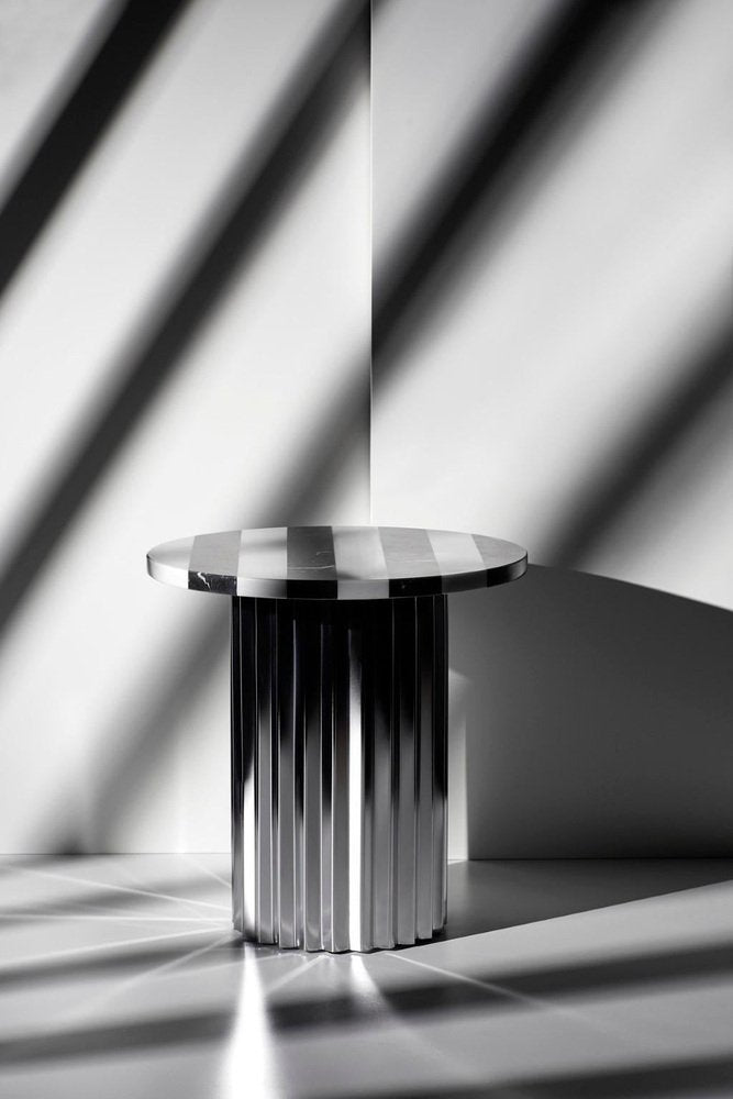 Column Lounge Table with Marble 40 by Lisette Rützou