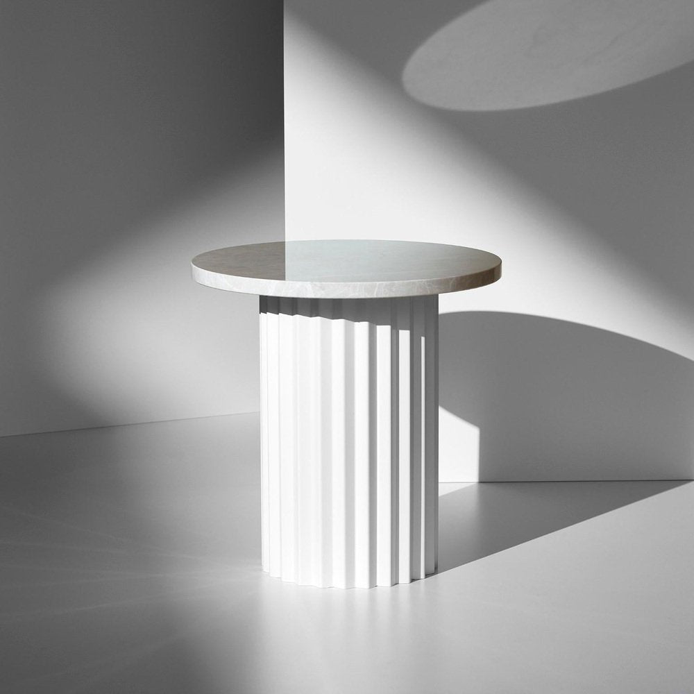 Column Lounge Table with Marble 40 by Lisette Rützou