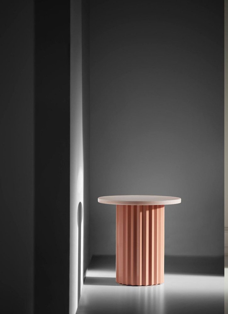 Column Lounge Table with Marble 40 by Lisette Rützou