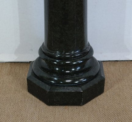 Column with Rotating Top in Sea Green Marble, Late 19th Century-RVK-1286362