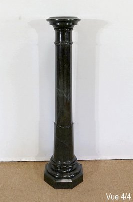 Column with Rotating Top in Sea Green Marble, Late 19th Century-RVK-1286362