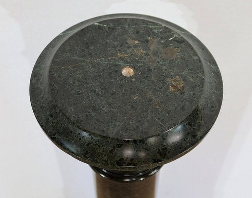 Column with Rotating Top in Sea Green Marble, Late 19th Century-RVK-1286362