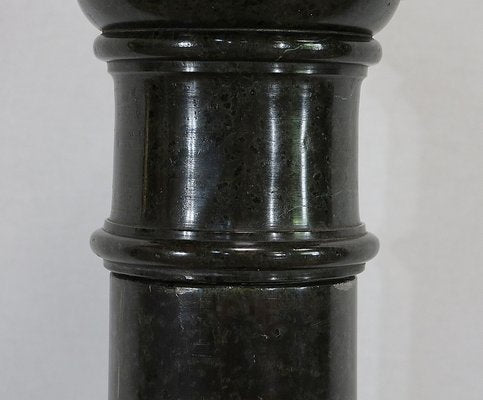 Column with Rotating Top in Sea Green Marble, Late 19th Century-RVK-1286362