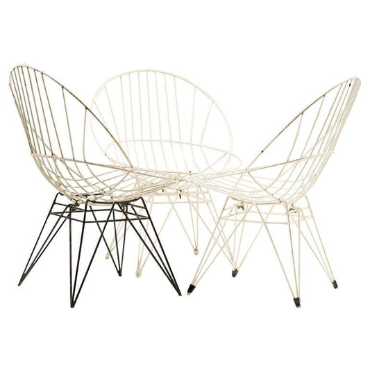 Combex Wire Chairs by Cees Braakman, Set of 3