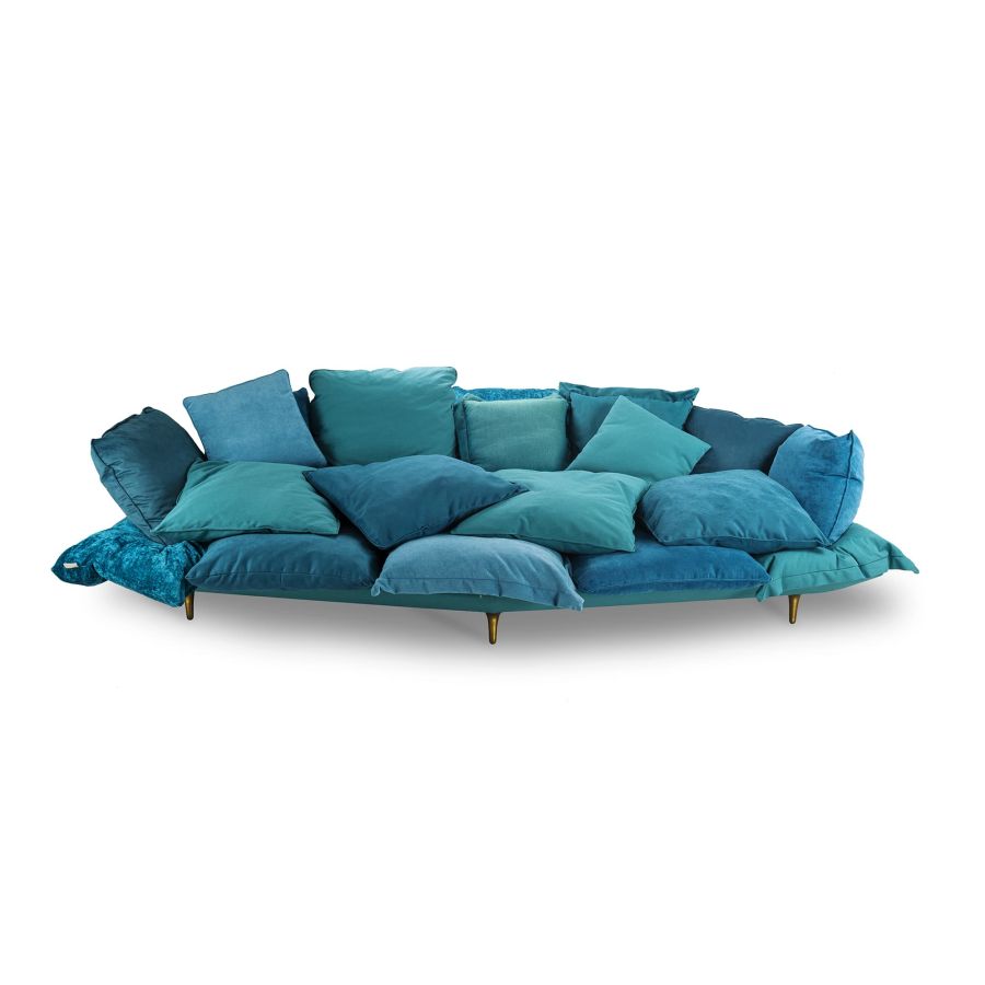 Fabric Sofa Comfy by Seletti #Blue