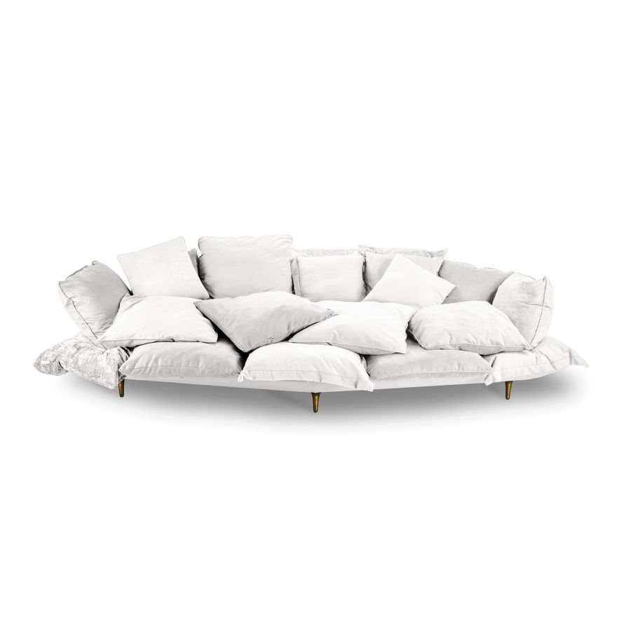 Fabric Sofa Comfy by Seletti #White