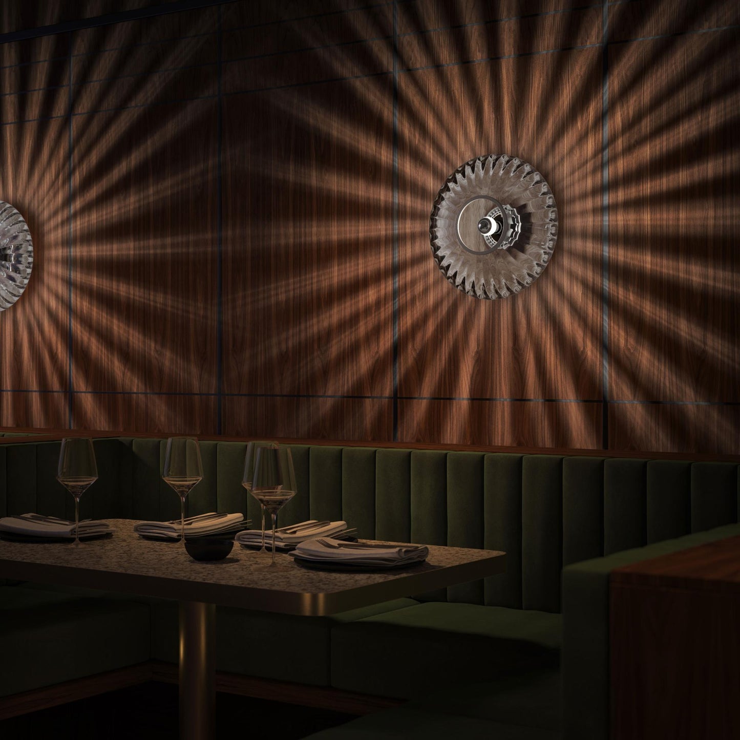 Edgeform Urc Wall Lamp 36 Smoke