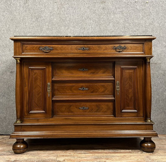 Commode in Mahogany and Marquetry