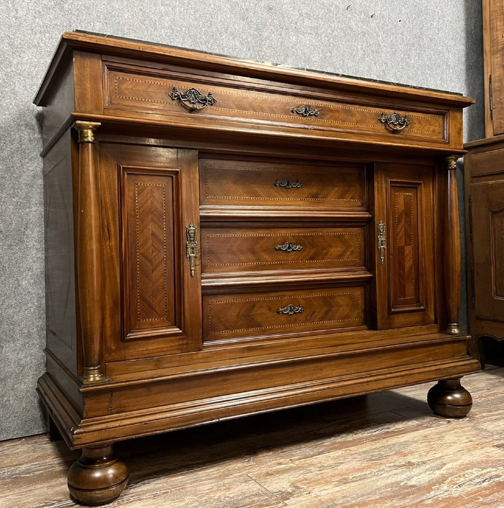 Commode in Mahogany and Marquetry