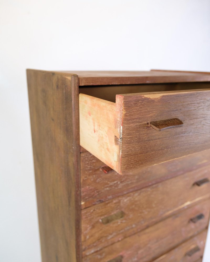 Commode in Teak with Oak Legs by Poul M. Volther for FDB, 1960s