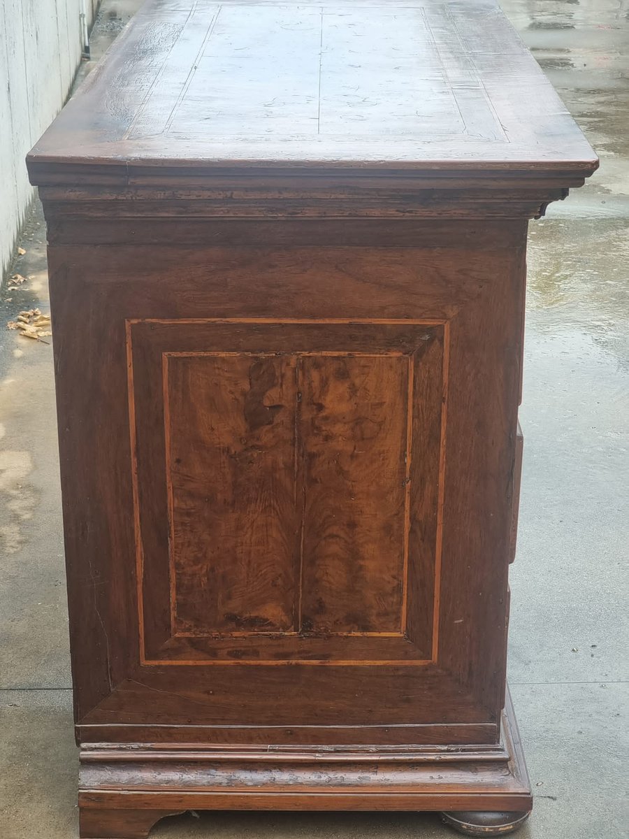 Commode in Threaded Walnut, 1600s