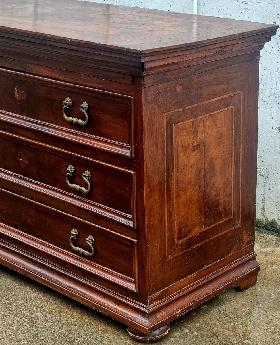 Commode in Threaded Walnut, 1600s