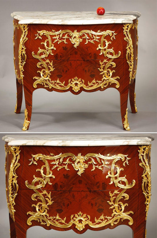 Commode with Marquetery and Gilt Bronze Decoration