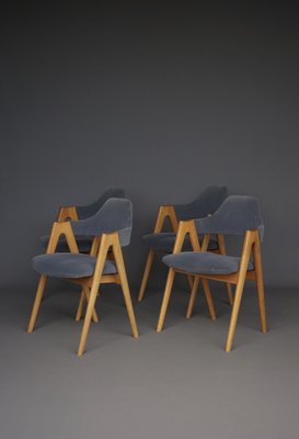 Compass Chairs by Kai Kristiansen for Sva Møbler, 1960s, Set of 4-ZBW-2034020