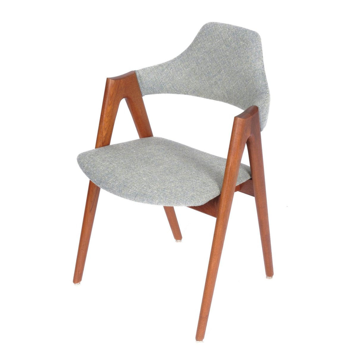 Compass Chairs in Teak by Kai Kristianen for Sva Møbler, 1950s, Set of 4