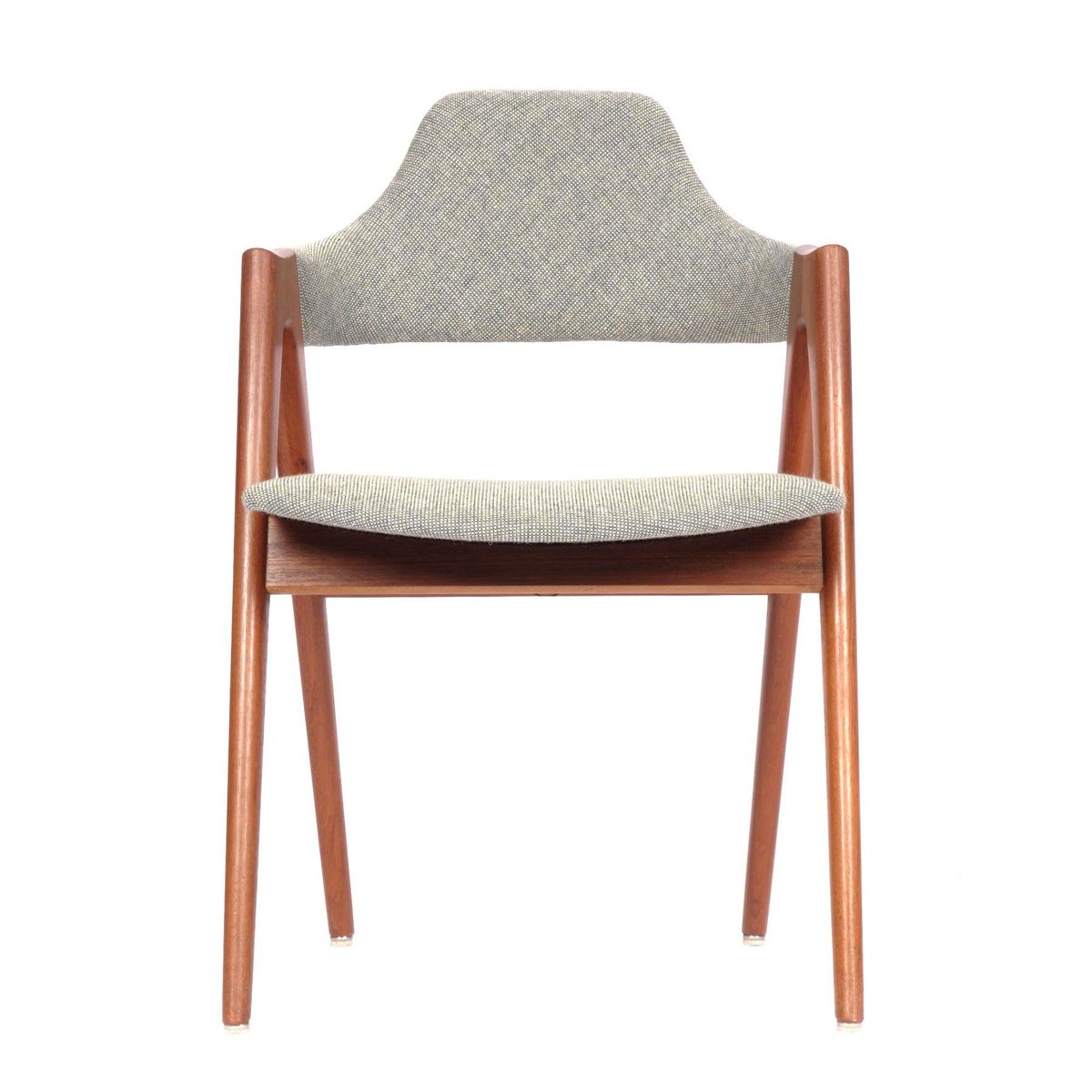 Compass Chairs in Teak by Kai Kristianen for Sva Møbler, 1950s, Set of 4