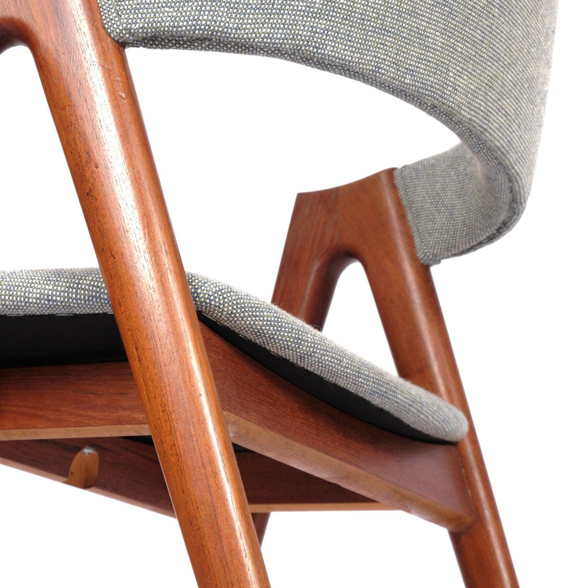 Compass Chairs in Teak by Kai Kristianen for Sva Møbler, 1950s, Set of 4