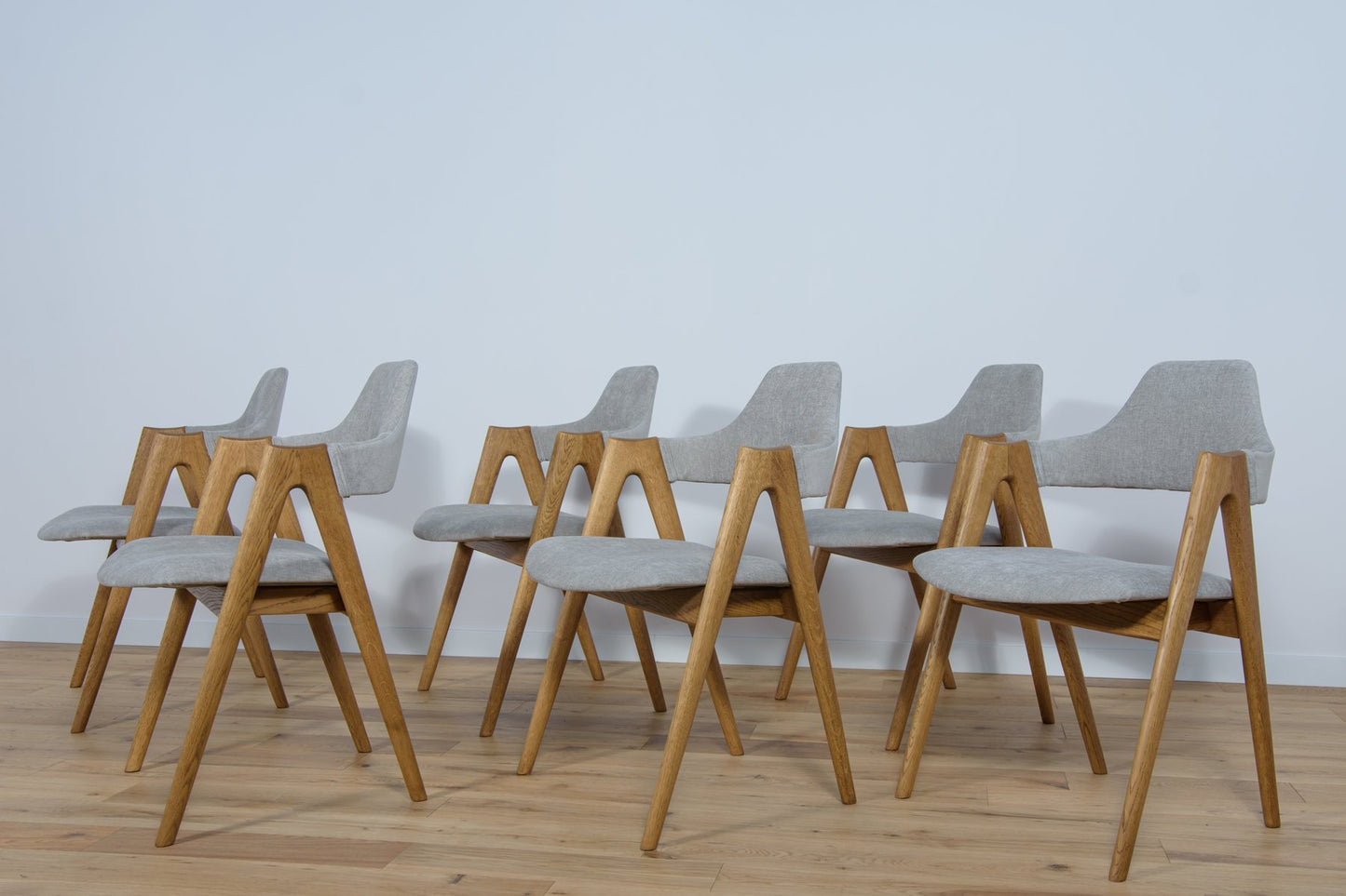 Compass Dining Chairs by Kai Kristiansen for Sva Møbler, 1960s, Set of 6