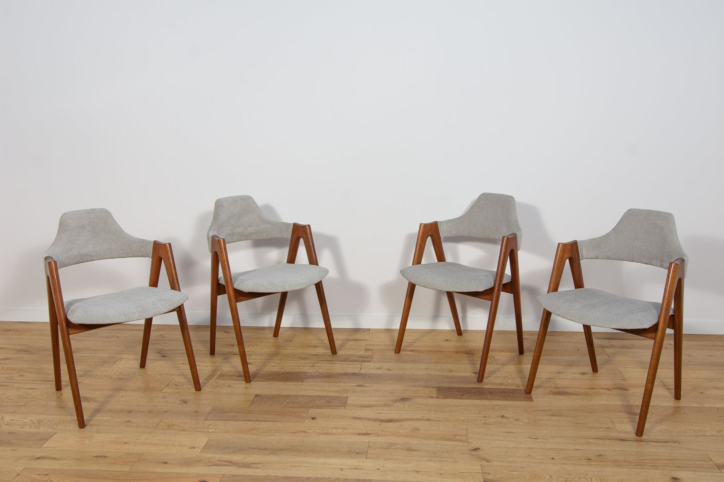 Compass Dining Chairs from Sva Møbler, 1960s, Denmark, Set of 4