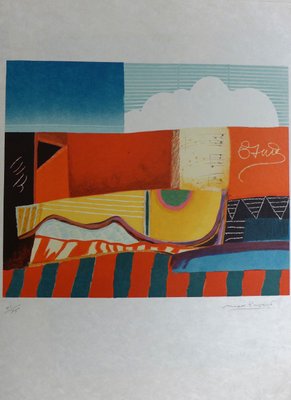 Composition Lithograph by Max Papart-KHH-543014