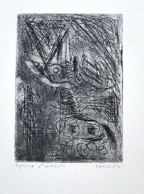 Composition - Original Etching on Paper - 1942 1942-ZCI-757797