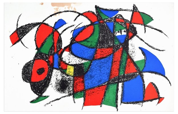 Composition - Original Lithograph by Joan Mirò - 1974 1974-ZCI-760473