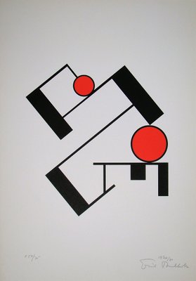 Composition Screen Print by Erich Buchholz, 1920-KHH-672907