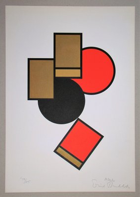 Composition Screen Print by Erich Buchholz, 1920-KHH-672904