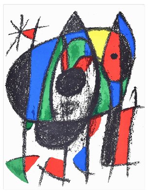 Composition V - Original Lithograph by Joan Mirò - 1974 1974-ZCI-755581