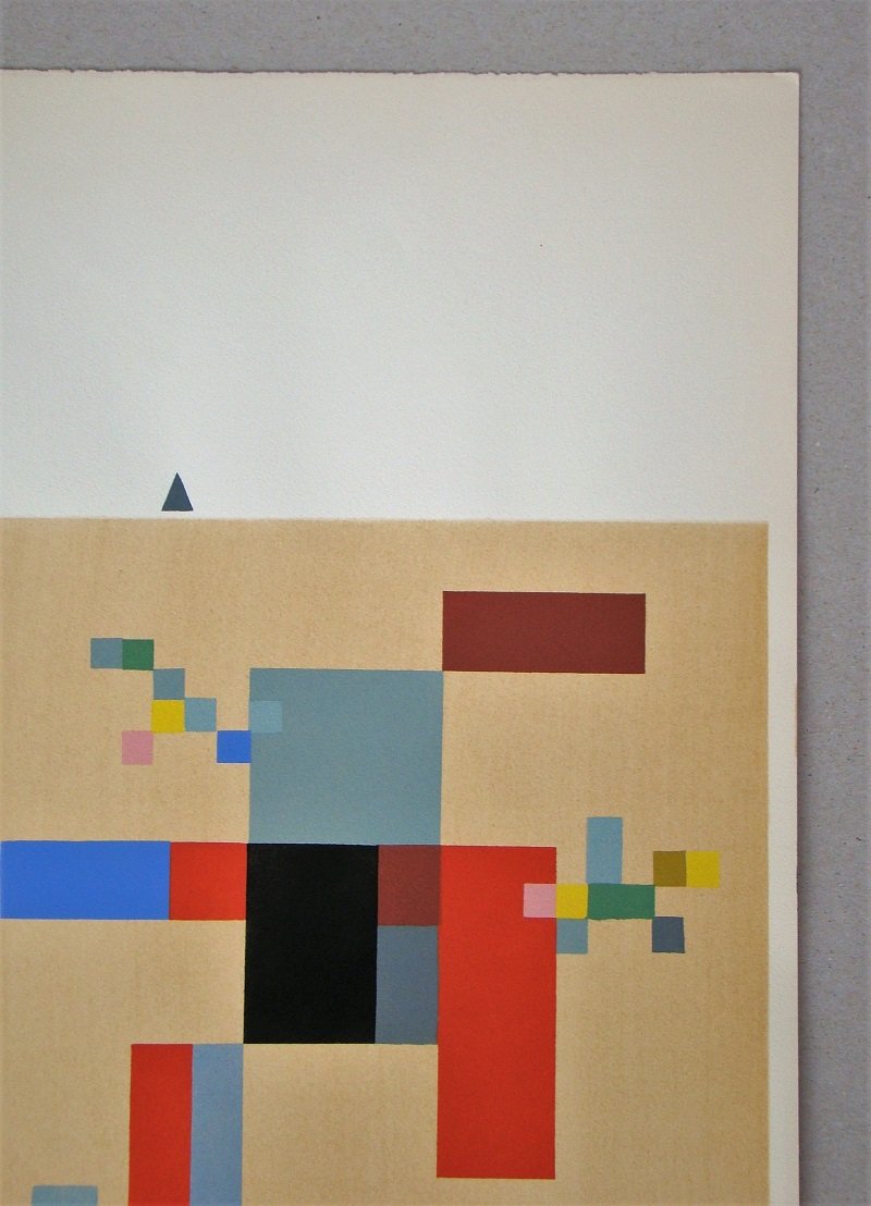 Composition Vertical-Horizontal on White Background after Sophie Taeuber-Arp, 1956