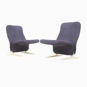 Concorde Lounge Chairs by Pierre Paulin for Artifort, 1966, Set of 2-UB-2022889