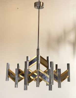 Concorde Model Chandelier by Gaetano Sciolari, 1970s-NPC-1729618