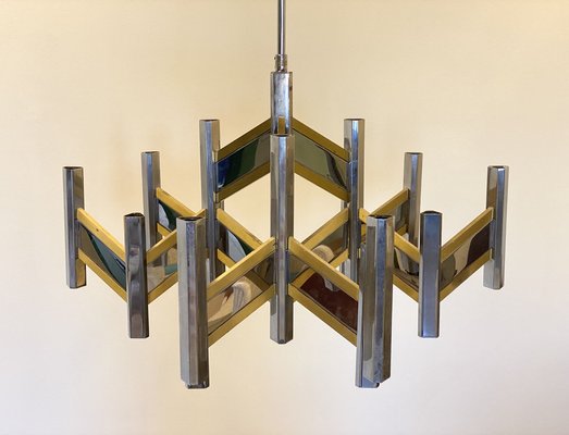 Concorde Model Chandelier by Gaetano Sciolari, 1970s-NPC-1729618