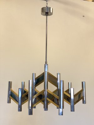 Concorde Model Chandelier by Gaetano Sciolari, 1970s-NPC-1729618