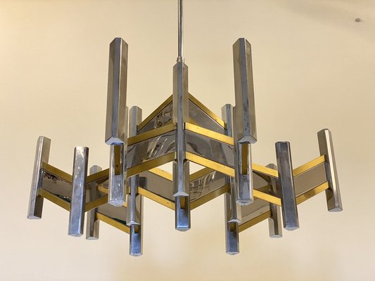 Concorde Model Chandelier by Gaetano Sciolari, 1970s-NPC-1729618