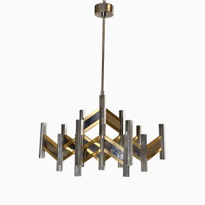 Concorde Model Chandelier by Gaetano Sciolari, 1970s-NPC-1729618