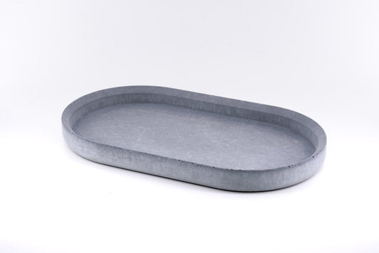 Concrete Mod Ii Renzo Tray by Valerio Ciampicacigli for Forma E Cemento